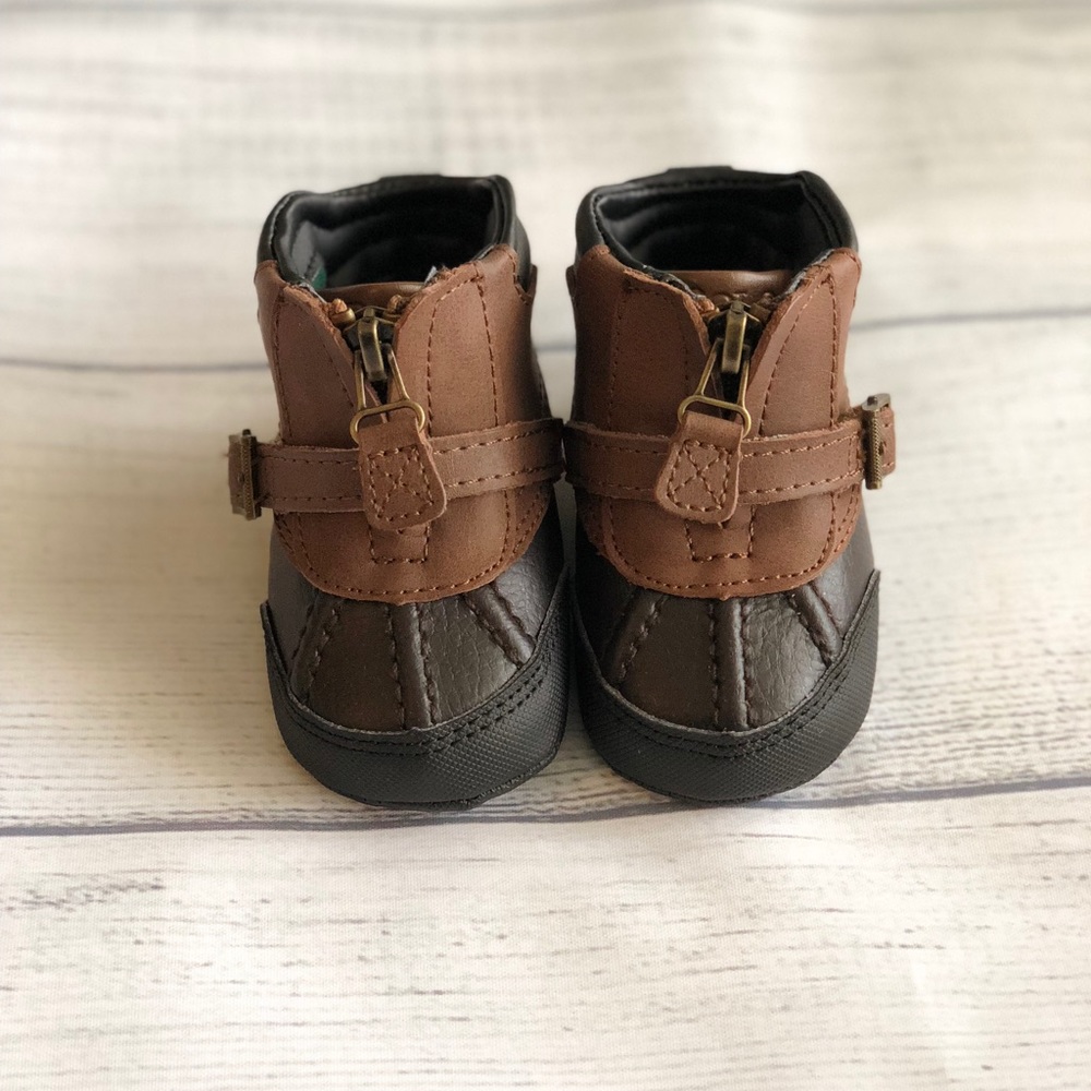 NEW Ralph Lauren Kids Boots Leather Toddler Sz 2